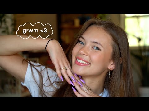 ASMR | Chit Chat & GRWM (whisper, makeup application)