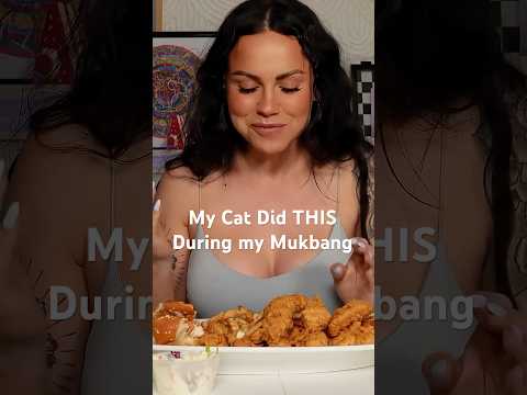 My Cat Did THIS During my Mukbang