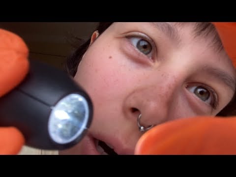fast cranial nerve exam but it goes wrong asmr