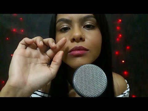 ASMR COLOCANDO VOCÊ PARA DORMIR - SONS DE BOCA e MÃOS NA TELA