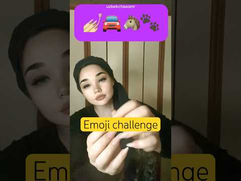 Asmr. Emoji challenge #asmr #relax #emoji