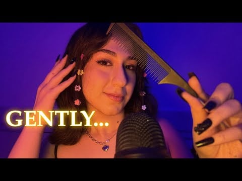 ASMR your bff takes care of your hair till you fall asleep 😴 💤 (personal attention, mouth sound)