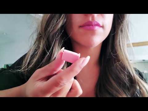 ASMR Bubble Gum Chewing, Snapping, Fast Chewing, Blowing Bubbles