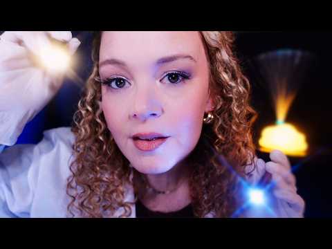 ASMR Eye Exam for Sleep | The Light Test That Makes Your Eyes Heavy