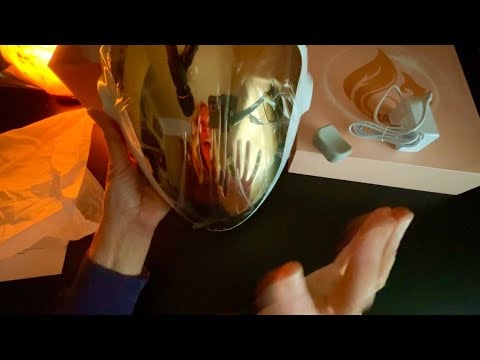 Soft Spoken ASMR | Unboxing My Halo LED Face Mask for Wrinkles