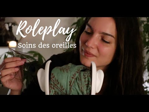 ASMR ROLEPLAY * Soins des oreilles * 3Dio