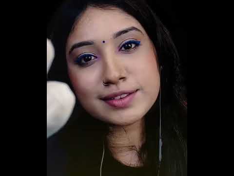 Asmr Positive affirmation with gloved hand movement | focus on my voice #stressrelease