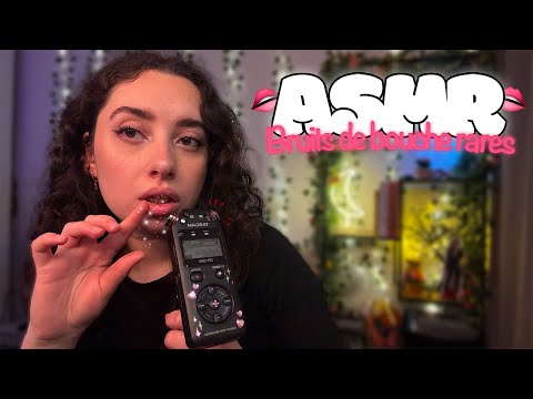 🌙 ASMR FRANÇAIS : 6 BRUITS DE BOUCHE RARES POUR DES FRISSONS UNIQUES 👄