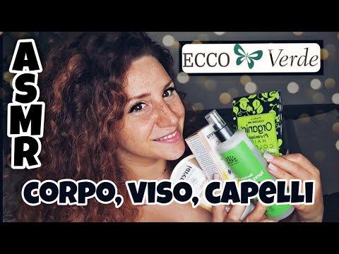 ASMR ita •🛍️ i miei ULTIMI ACQUISTI da *ECCO VERDE*🌱 (Capelli, Viso e Corpo)😍 🌟RECENSIONE🌟