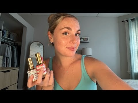 asmr how i do my gel nails 💅🏼