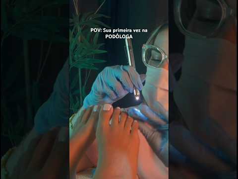 ASMR: Sua primeira vez na podóloga #asmr #relax #asmrbrasil #dormir #asmrroleplay