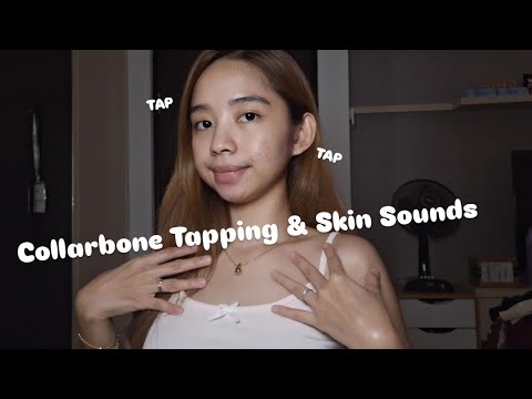 ASMR Soft Collarbone Tapping & Skin Sounds