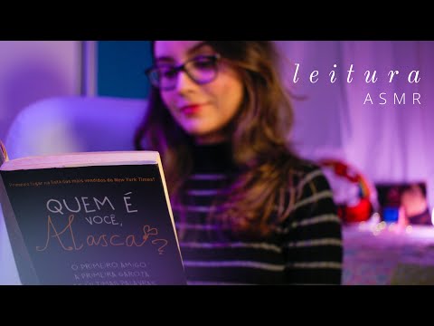 asmr leitura relaxante: trecho do livro Quem é você Alasca? (voz suave e chuva)