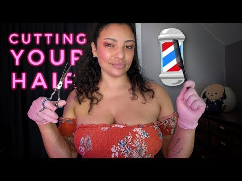 ASMR Cozy Hairdresser Roleplay: Shampoo, Cut, & Style (accent)