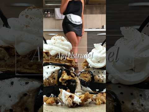 Pea vs. Whipped Cream Apfelstrudel! Crushing Food in Heels! Oddly Satisfying! ASMR