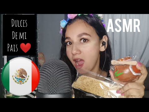 ASMR COMIENDO DULCES MEXICANOS ARTESANALES Y UN POCO DE SU HISTORIA