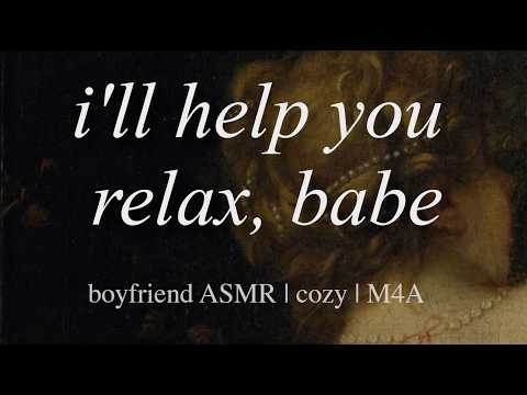 running my fingers through your hair [ASMR] [boyfried roleplay] [sleep aid] [relaxation] [breathing]