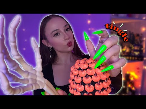 Tingly... or Terrifying??🤭🕷️ 1hr Halloween ASMR ☆🧡