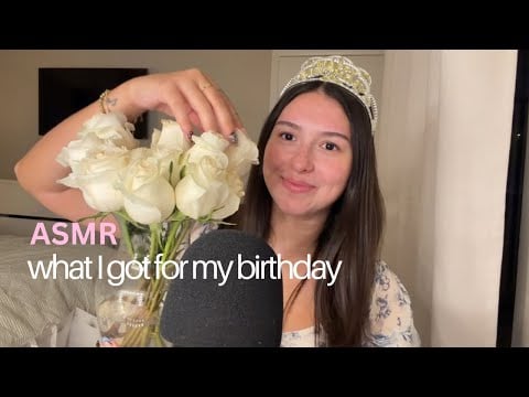 ASMR // Birthday gift haul 🎂🎁