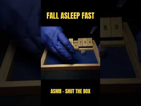 shut the box asmr 😴💤 | tingles for people with asmr immunity #asmr #asmrshorts #asmrsounds