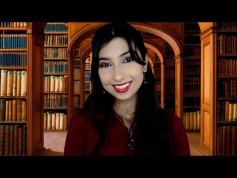 ASMR A Garota da biblioteca gosta de você 📚✨