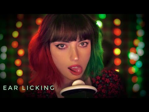 ASMR Slow Satisfying Mouth Sounds (brainlicks) in 8D - panning, no talking