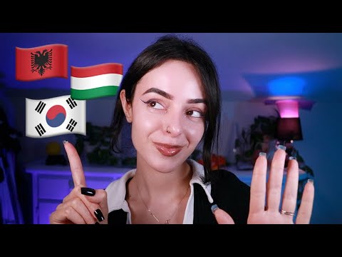 ASMR Guessing Games in Korean, Albanian, German, Hungarian, Greek & more✨ASMR Follow My Instructions