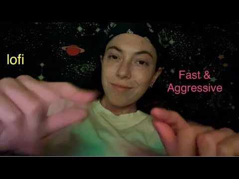 old school lofi asmr (hand sounds, visuals, fumbling)