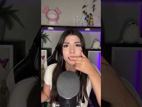 ASMR   Spit Painting 👁️👅👁️ YT： Anny ASMR ❤️ #asmr tingles #asmr #asmr