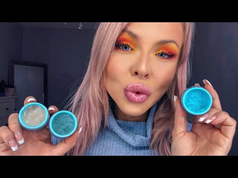 ASMR EATING JEFFREE STAR'S EDIBLE LIP SCRUBS (BLUE BLOOD COLLECTION) - HIGHEST VOLUME X16