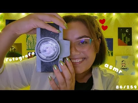 ASMR FOTOGRAFANDO VOCÊ no seu ANIVERSÁRIO 🎂🎉