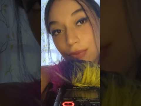 asmr passando pincéis no seu rosto com música terapêutica NO TALKING NO MOUTH SOUNDS #asmr #relax