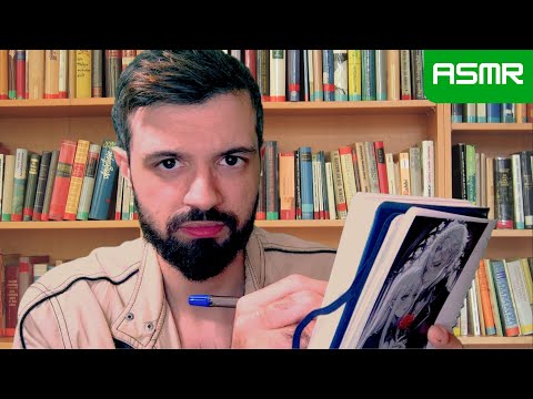Dibujándote en una biblioteca | ASMR roleplay