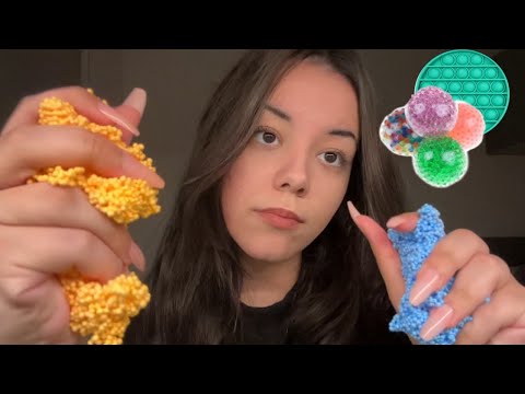 Ελληνικό ASMR | Παίζω με Fidget Toys μέχρι να κοιμηθείς | Slime, Fidget Toys, Long Nails