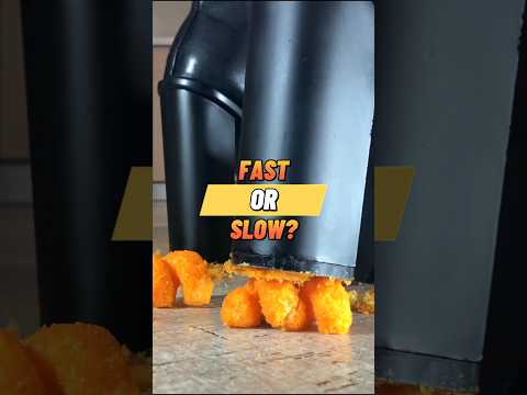 Fast-Food or Slow Crush? Oddly Satisfying Boots Crushing Cheetos! ASMR