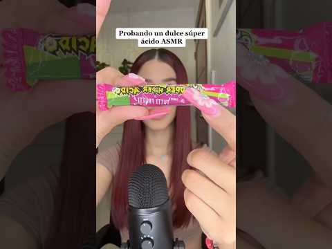 Probando un dulce super ácido #eatingasmr
