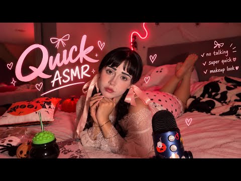 Quick ASMR for Tingles ♡ No Talking | Fast & Relaxing Triggers🤍👻