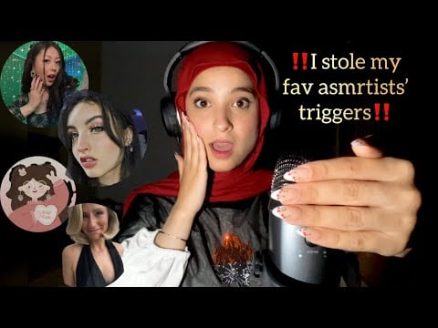 [ASMR] Fast and Aggressive Mic Triggers but I’m a Thief 🥷🚷| + rambles, hand movements & mouth sounds