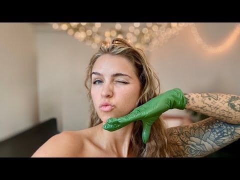 ASMR - GETTING A FACIAL *REAL PERSON*