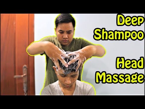 ASMR Deep Shampoo Head Massage - Relaxing Shampoo Sound
