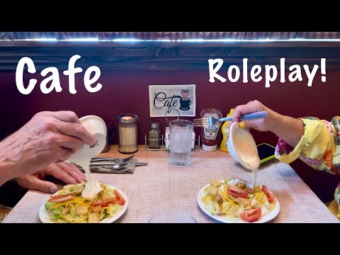 ASMR Cafe Nostalgia! (With Unintelligible conversation)