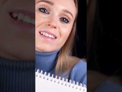 ASMR short | SKETCHING you with a PEN (unintelligible)