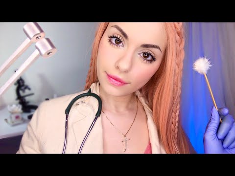 ASMR Relaxing Ear Exam Ear Cleaning 👂 Hearing Test Roleplay Medical Otoscope, Tuning Fork, Beep Exam