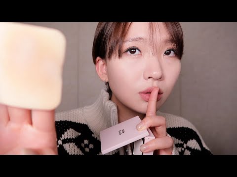 ASMR | 도서관에서 몰래 메이크업 해주는 친구