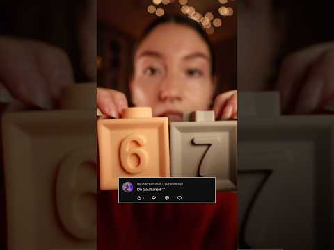 Doing your Bible verse requests 😋 #christianasmr #triggersforsleep