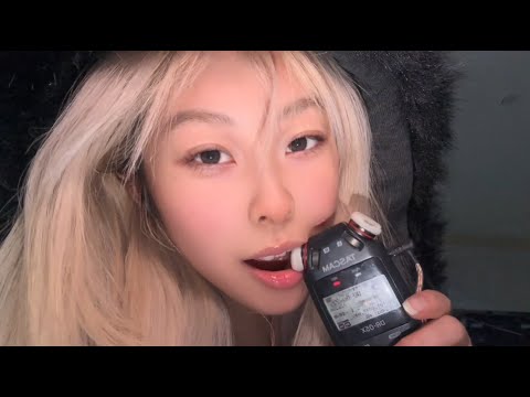 ASMR mic biting