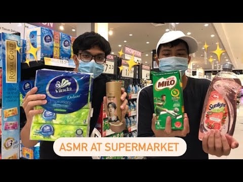 ASMR IN PUBLIC | IN A SUPERMARKET 💥