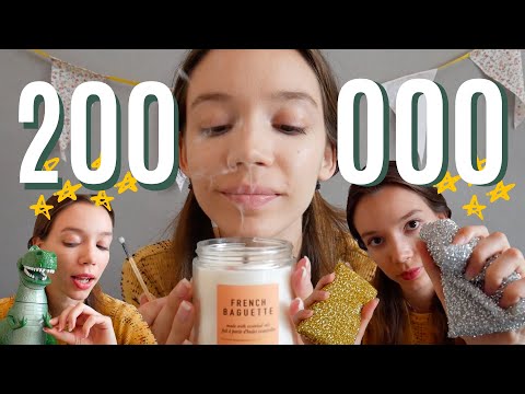 ASMR | 200 TRIGGERS POUR LES 200K