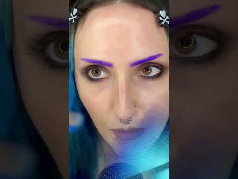 💙GOTH GIRL HELPS SOOTHE YOU💙 #asmr #tingling #asmrvideos #asmrtingles #gothbeauty