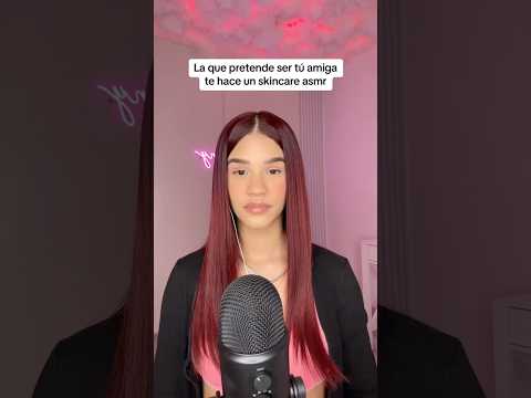 La que pretende ser tu amiga te hace un skincare asmr #asmrskincare